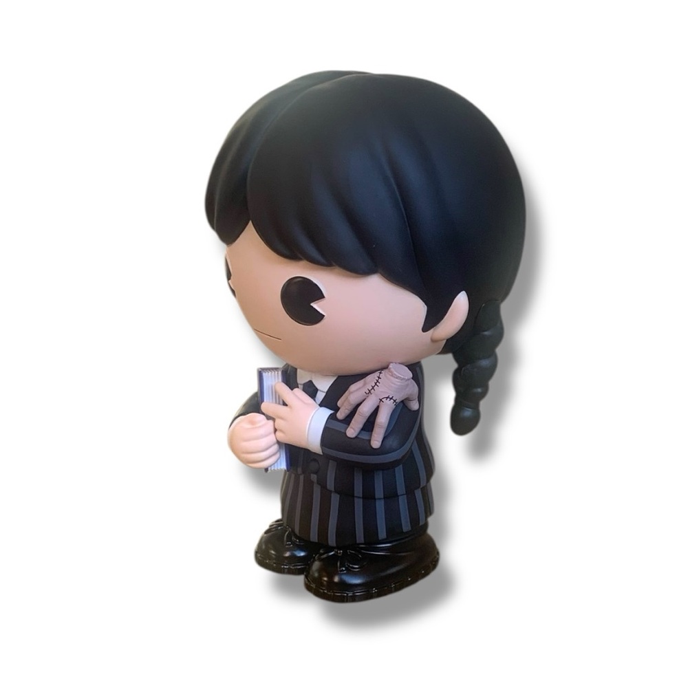 Netflix Wednesday Addams with Thing Coin Bank 8” PVC
Nevermore Academy Uniform - Picture 4 of 6